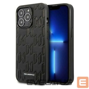 Nugarėlės dėklai Karl Lagerfeld  Karl Lagerfeld KLHCP13LMNMP1K iPhone 13 Pro / 13 6.1 "hardcase black / black Monogram Plaque 