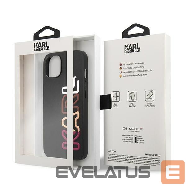 Nugarėlės dėklai Karl Lagerfeld Karl Lagerfeld KLHCP13SPCOBK iPhone 13 mini 5.4 "black / black hardcase Multipink Brand