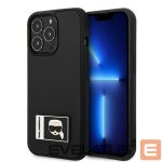 Nugarėlės dėklai Karl Lagerfeld  Karl Lagerfeld Ikonik Patch Case for iPhone 13 Pro Max - Black 