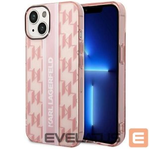 Nugarėlės dėklai Karl Lagerfeld  Karl Lagerfeld KLHCP14MHKLSPCP iPhone 14 Plus 6.7 "hardcase pink / pink Mono Vertical Stripe 