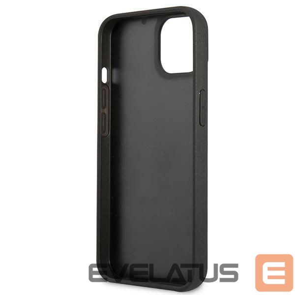 Nugarėlės dėklai Karl Lagerfeld Karl Lagerfeld KLHCP14MKH3DBK iPhone 14 Plus 6.7 "black / black hardcase 3D Rubber Karl's Head