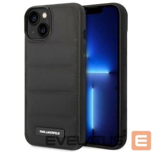 Nugarėlės dėklai Karl Lagerfeld  Karl Lagerfeld Puffy Elongated Logo Case for iPhone 14 Plus - Black 