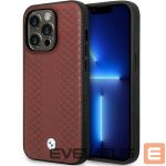 Nugarėlės dėklai BMW  Case BMW BMHCP14X22RFGR iPhone 14 Pro Max 6.7" Burgundy/burgundy Leather Diamond Pattern 