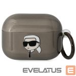 Nugarėlės dėklai Karl Lagerfeld  Karl Lagerfeld KLAPHNIKTCK AirPods Pro cover black/black Karl's Head 