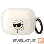 Nugarėlės dėklai Karl Lagerfeld  Karl Lagerfeld KLAPHNIKTCT AirPods Pro cover transparent Karl`s Head 