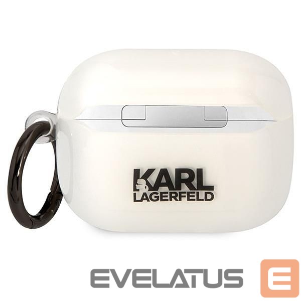 Nugarėlės dėklai Karl Lagerfeld Karl Lagerfeld KLAPHNIKTCT AirPods Pro cover transparent Karl`s Head
