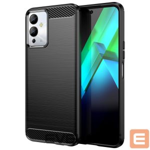 Nugarėlės dėklai Hurtel  Carbon Case case for Infinix Note 12i flexible silicone carbon cover black 