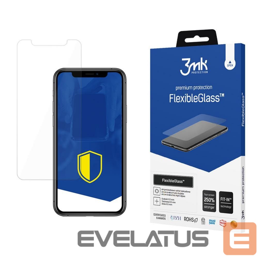 Apsauginiai stiklai 3MK 3mk FlexibleGlass hybrid glass for iPhone 11 Pro