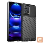 Nugarėlės dėklai Hurtel  Thunder Case case for Xiaomi Redmi Note 12 Pro+ silicone armor case black 