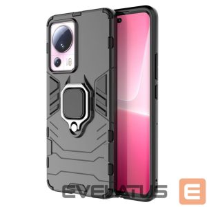 Nugarėlės dėklai Hurtel  Ring Armor case for Xiaomi 13 Lite armored cover magnetic holder ring black 