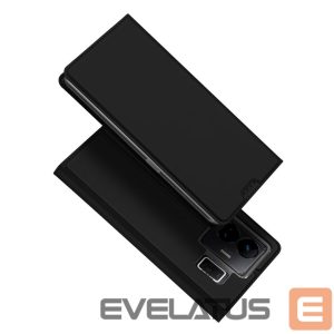 Nugarėlės dėklai Dux Ducis  Dux Ducis Skin Pro Case For Realme GT Neo 5 / Realme GT3 Flip Cover Card Wallet Stand Black 