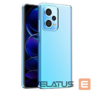Nugarėlės dėklai Hurtel  Ultra Clear 0.5mm case for Xiaomi Redmi Note 12 Pro+ thin cover transparent 