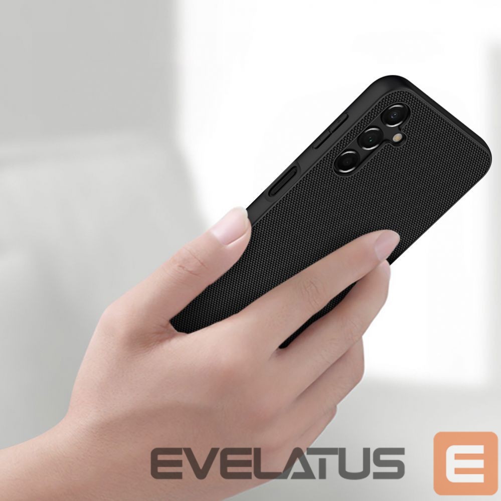 Nugarėlės dėklai Nillkin Nillkin Textured Case Case for Samsung Galaxy A14 5G / Galaxy A14 Reinforced Nylon Cover Black