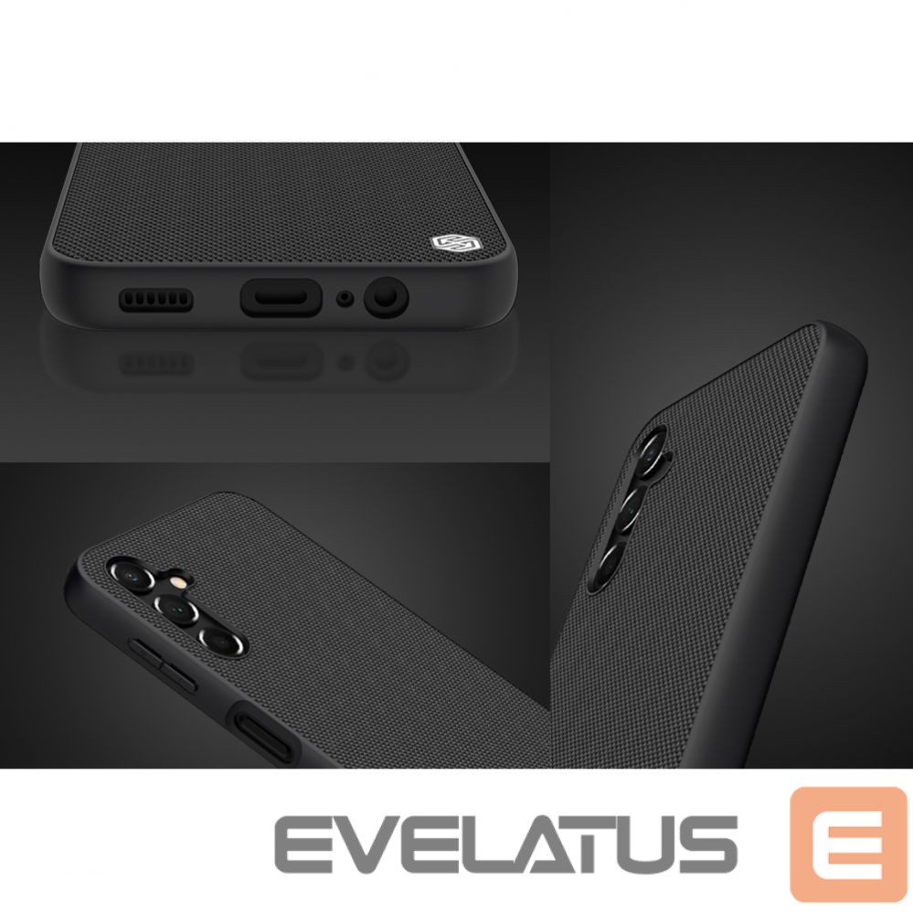 Nugarėlės dėklai Nillkin Nillkin Textured Case Case for Samsung Galaxy A14 5G / Galaxy A14 Reinforced Nylon Cover Black