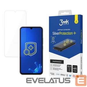 Apsauginė plėvelė 3MK  Screen protector for Samsung Galaxy A34 5G antibacterial screen protector for gamers from the 3mk Silver Protection+ series 