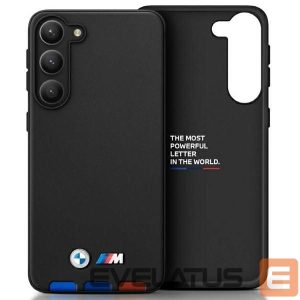 Nugarėlės dėklai BMW  Case BMW BMHCSA5422PTDK A54 black/black Leather Stamp Tricolor 