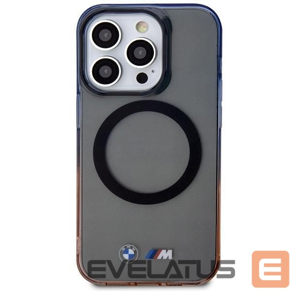 Nugarėlės dėklai BMW Case BMW BMHMP14LHTGE iPhone 14 Pro 6.1" grey/grey hardcase Gradient Bumper MagSafe