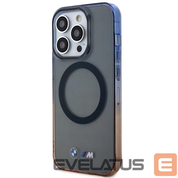 Nugarėlės dėklai BMW Case BMW BMHMP14LHTGE iPhone 14 Pro 6.1" grey/grey hardcase Gradient Bumper MagSafe