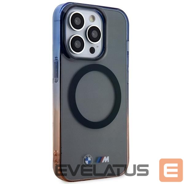 Nugarėlės dėklai BMW Case BMW BMHMP14LHTGE iPhone 14 Pro 6.1" grey/grey hardcase Gradient Bumper MagSafe