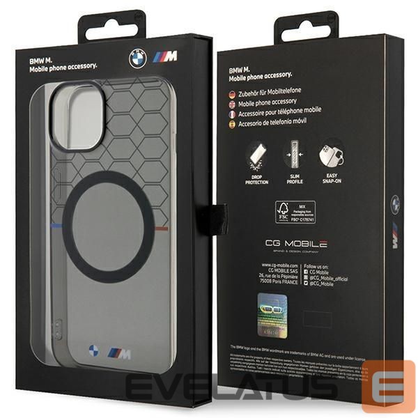 Nugarėlės dėklai BMW BMW Pattern MagSafe case for iPhone 14 Plus - gray