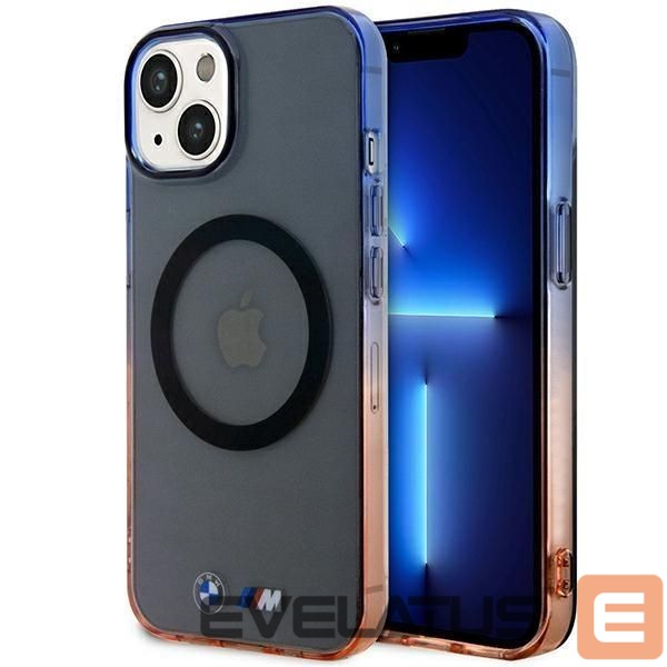 Nugarėlės dėklai BMW BMW Gradient Bumper MagSafe case for iPhone 14 Plus - gray