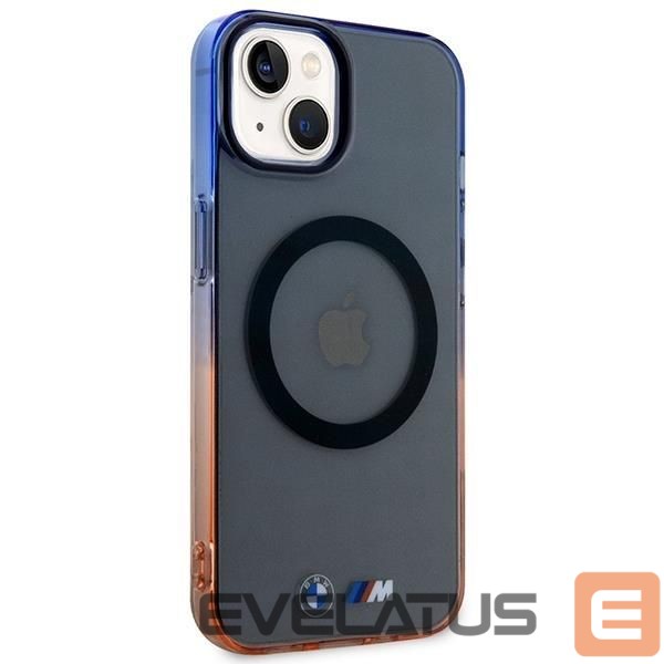 Nugarėlės dėklai BMW BMW Gradient Bumper MagSafe case for iPhone 14 Plus - gray