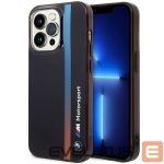Nugarėlės dėklai BMW  Case BMW BMHCP14L22HVGV iPhone 14 Pro 6.1" black/black IML Tricolor Stripe 