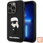 Nugarėlės dėklai Karl Lagerfeld  Karl Lagerfeld KLHCP14L3DRKINK iPhone 14 Pro 6.1" black/black hardcase Rubber Ikonik 3D 