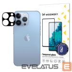 Apsauginiai stiklai Wozinsky - 9H tempered glass for iPhone 15 Pro Wozinsky Full Camera Glass - black 