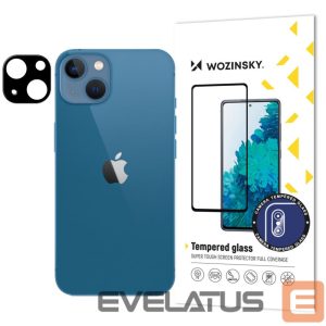 Apsauginiai stiklai Wozinsky  9H tempered glass for iPhone 15 Plus Wozinsky Full Camera Glass - black 