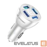 Kabelis Wozinsky  Wozinsky WCCAW 50W 4x USB-A QC car charger - white 