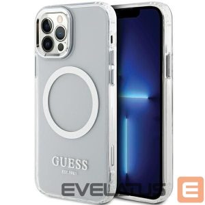 Nugarėlės dėklai Guess  Silver || Transparent 