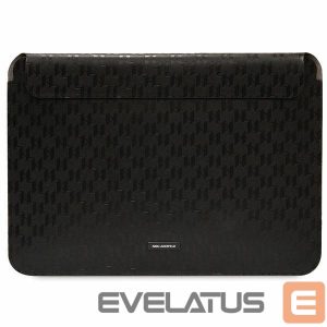 Nugarėlės dėklai Karl Lagerfeld  Karl Lagerfeld Saffiano Plaque case for a 14" laptop - black 