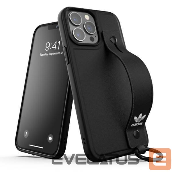 Nugarėlės dėklai Adidas Adidas OR Hand Strap Case iPhone 13 Pro Max 6.7" black/black 47139