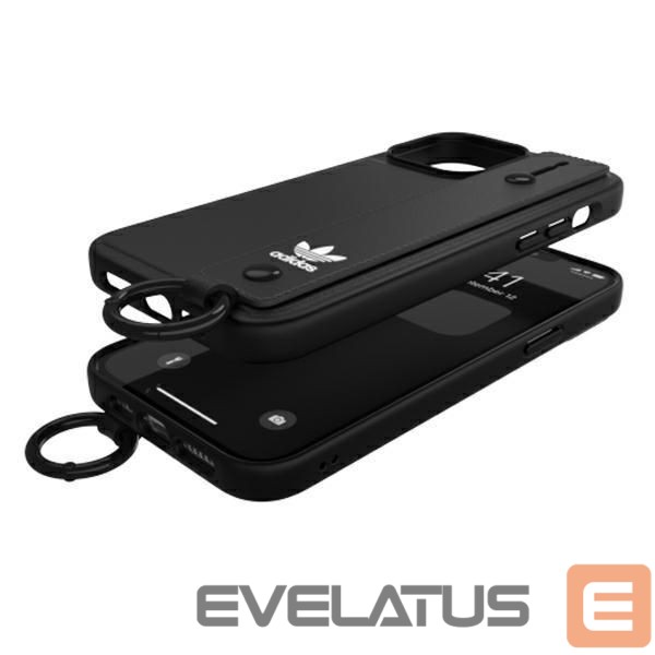 Nugarėlės dėklai Adidas Adidas OR Hand Strap Case iPhone 13 Pro Max 6.7" black/black 47139