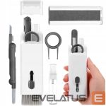 Kitas telefono priedas Hurtel  Multifunctional 7in1 cleaning set for headphones and keyboard - gray 