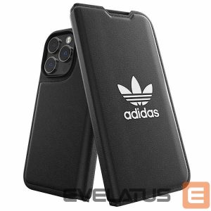 Nugarėlės dėklai Adidas  Adidas OR Booklet Case BASIC iPhone 14 Pro 6.1" black/black white 50182 
