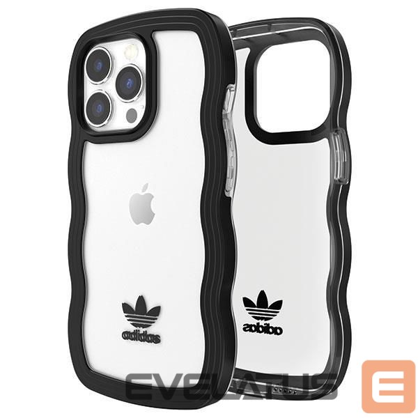 Nugarėlės dėklai Adidas Black || Transparent