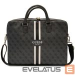 Nugarėlės dėklai Guess  Guess 4G Printed Stripes bag for a 16" laptop - black 