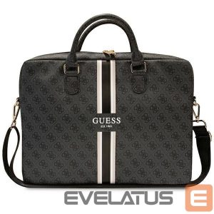 Nugarėlės dėklai Guess  Guess 4G Printed Stripes bag for a 16" laptop - black 