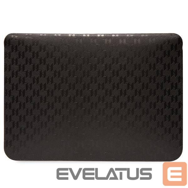 Nugarėlės dėklai Karl Lagerfeld Karl Lagerfeld Saffiano Monogram Choupette case for a 16" laptop - black