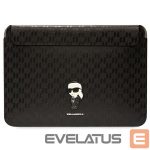Nugarėlės dėklai Karl Lagerfeld  Karl Lagerfeld Saffiano Monogram Ikonik case for a 16" laptop - black 