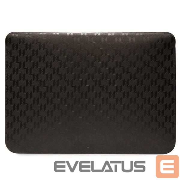 Nugarėlės dėklai Karl Lagerfeld Karl Lagerfeld Saffiano Monogram Ikonik case for a 16" laptop - black
