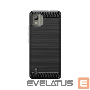 Nugarėlės dėklai Hurtel  Carbon Case silicone case for Nokia C110 - black 