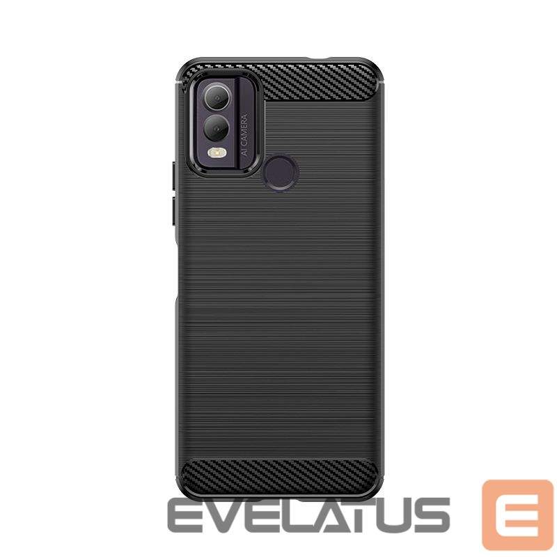 Nugarėlės dėklai Hurtel Carbon Case silicone case for Nokia C22 - black