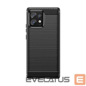 Nugarėlės dėklai Hurtel  Carbon Case silicone case for Motorola Edge 40 Pro - black 