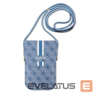 Nugarėlės dėklai Guess  Guess GUOWBP4RPSB handbag - blue 4G Stripes 