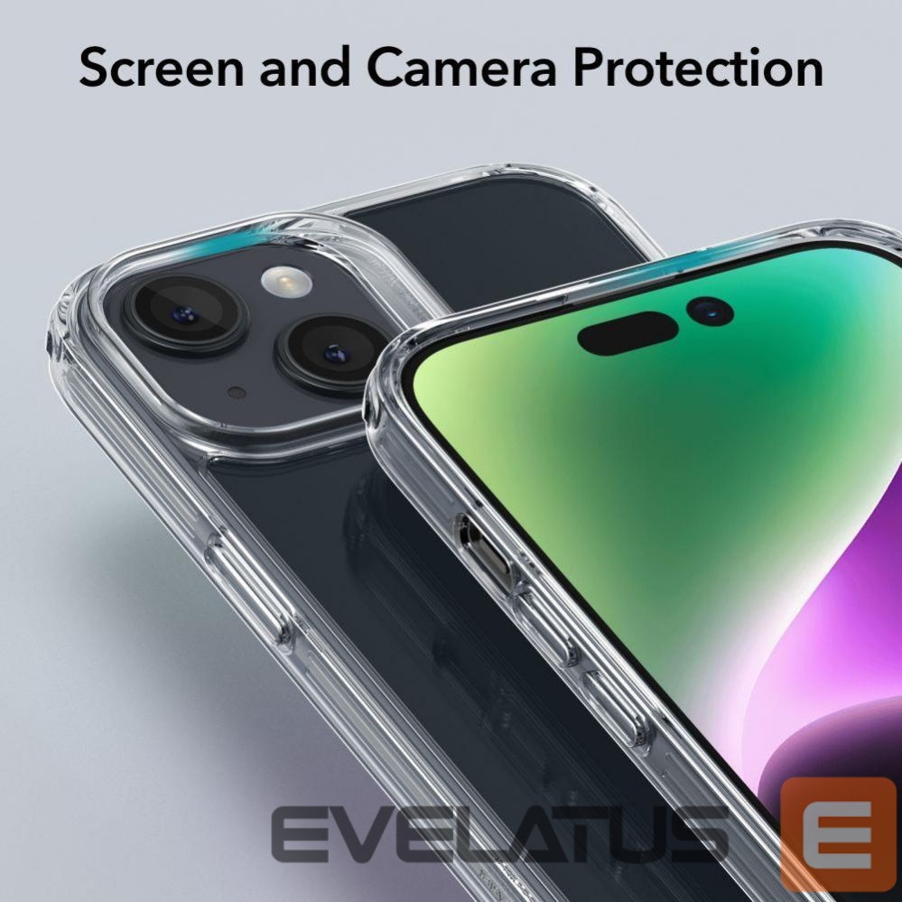 Nugarėlės dėklai ESR ESR Ice Shield iPhone 15 Plus Case - Clear