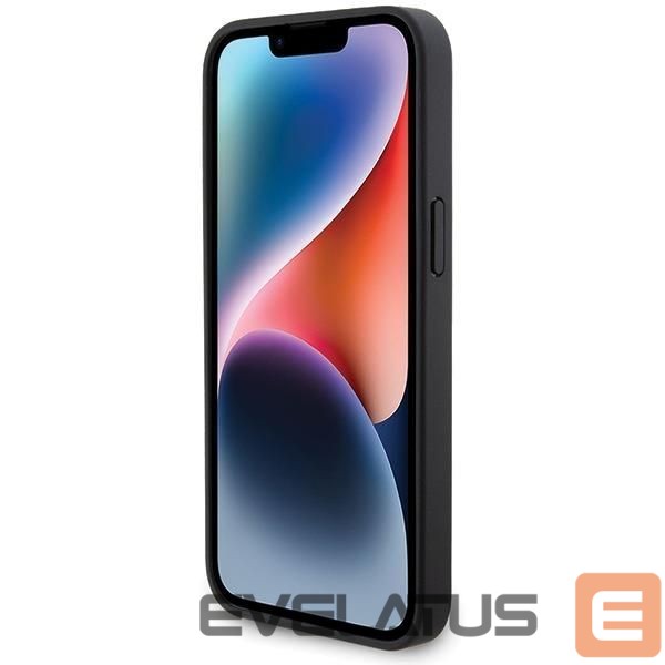 Nugarėlės dėklai BMW BMW Leather Carbon case for iPhone 15 Pro Max - black