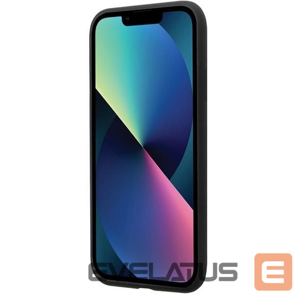Nugarėlės dėklai Guess Guess GUHCN614DGPK Case for iPhone 11 / Xr - Black Silicone Logo Strass 4G